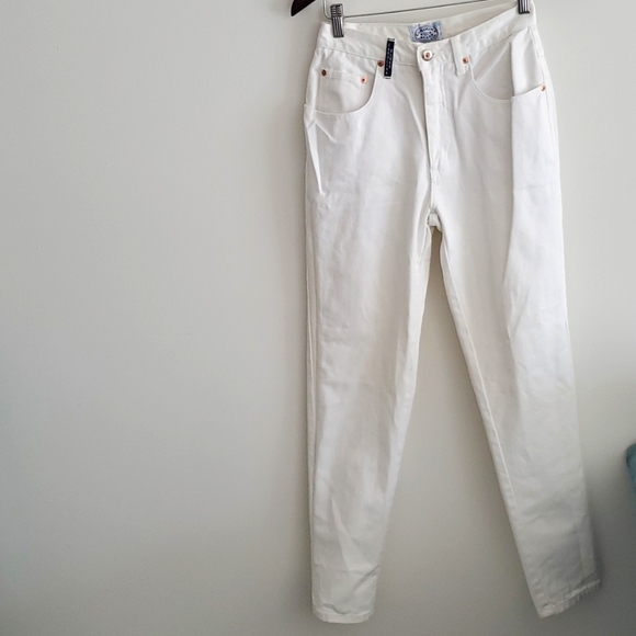 Carolina Blues white pants slim fit branded size 6 100% cotton - Picture 1 of 8